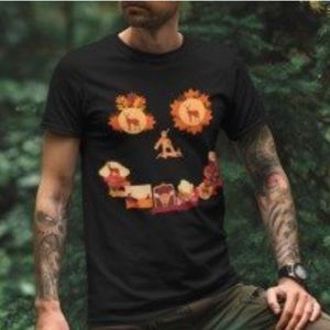 Hunters! Funny Hunting Shirt Pumpkin Fall XL